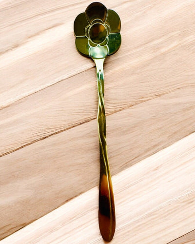 "Floral Rhapsody" Spoon Set - personalized engraving for a gift, 2 variants to choose from