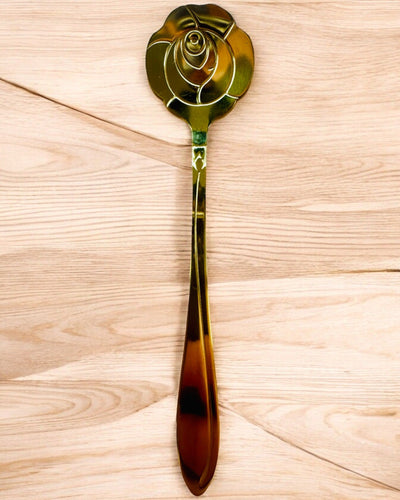 "Floral Rhapsody" Spoon Set - personalized engraving for a gift, 2 variants to choose from