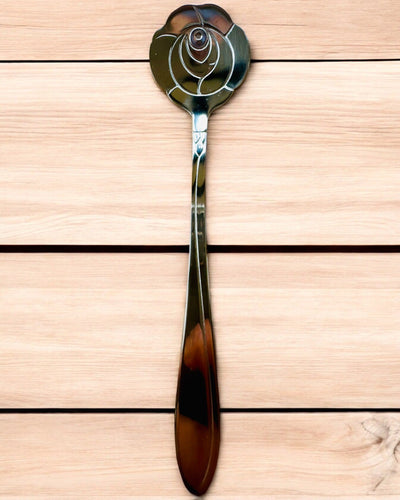 Elegant Spoon "Floral Elegance" – Personalized as a Gift, Engraving, 7 Variants to Choose From