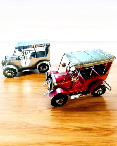 Classic Retro Car Model - Three Variants with Engraving Option for a Gift