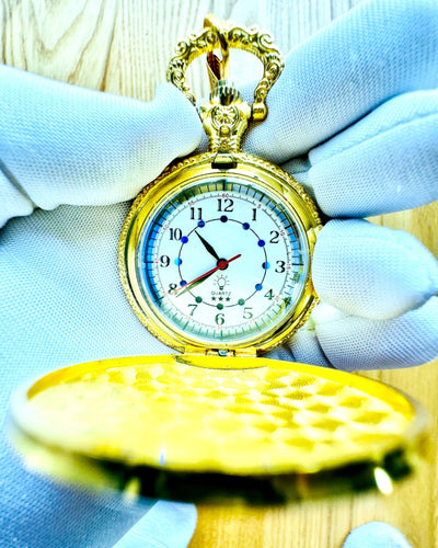 Pocket Watch "Motocyklowy Elegancik 2" – Engraving for a gift, 3 color variants