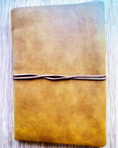 Notebook "Autumn Leaves" A5 Format, customizable with engraving for a gift