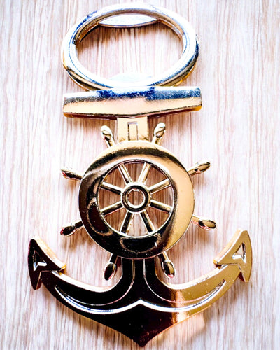 Captain's Bottle Opener - customizable with engraving, silver color
