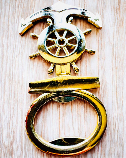 Captain's Bottle Opener - customizable with engraving, silver color