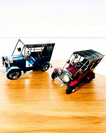 Classic Retro Car Model - Three Variants with Engraving Option for a Gift