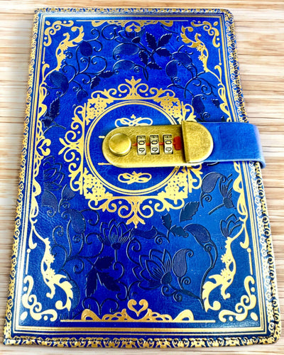 Exclusive Leather Notebook "Sekretnik" A5 with Combination Lock - personalization with engraving