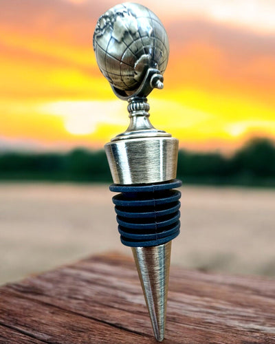 GloboStop - Wine Cork with Engraving, personalization with engraving available for a gift