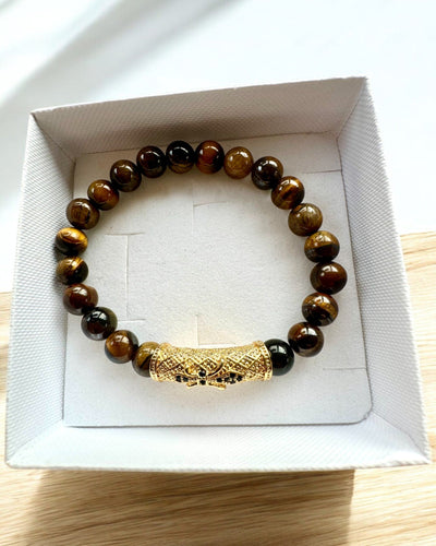Set of 2 "Golden Eye" Bracelets