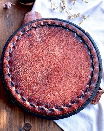 Royal Spyglass "Voyager 1818" – Exclusive, Brass, 83 cm, Handcrafted, Genuine Leather Case – Collector's Edition, Customization with Engraving for Gift