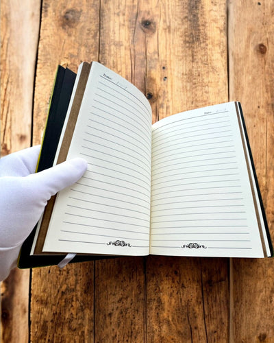 Forest Deer Notebook with Deer Motif, A5 - personalization with engraving for a gift