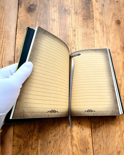 Forest Deer Notebook with Deer Motif, A5 - personalization with engraving for a gift