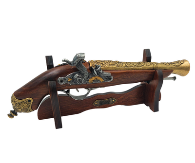 Percussion Pistol on Stand - 18th-Century Replica – 154S