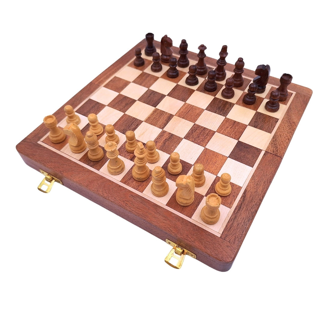 Wooden Magnetic Chess Set 30x30cm Folding - G614