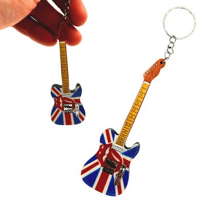 Wooden Guitar Keychain The Rolling Stones - EGK-1594