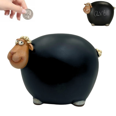 Sheep Money Box with Chalkboard Paint - Chalkboard – CE34136