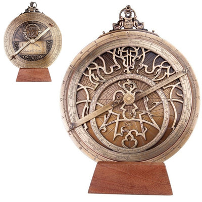 Large European astrolabe - diameter 20 cm - Premium gift for an astronomer or sailor - H35