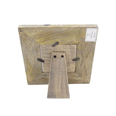 Wooden Photo Frame Covered with Metal Sheet - A-1106 - photo size 10x10cm