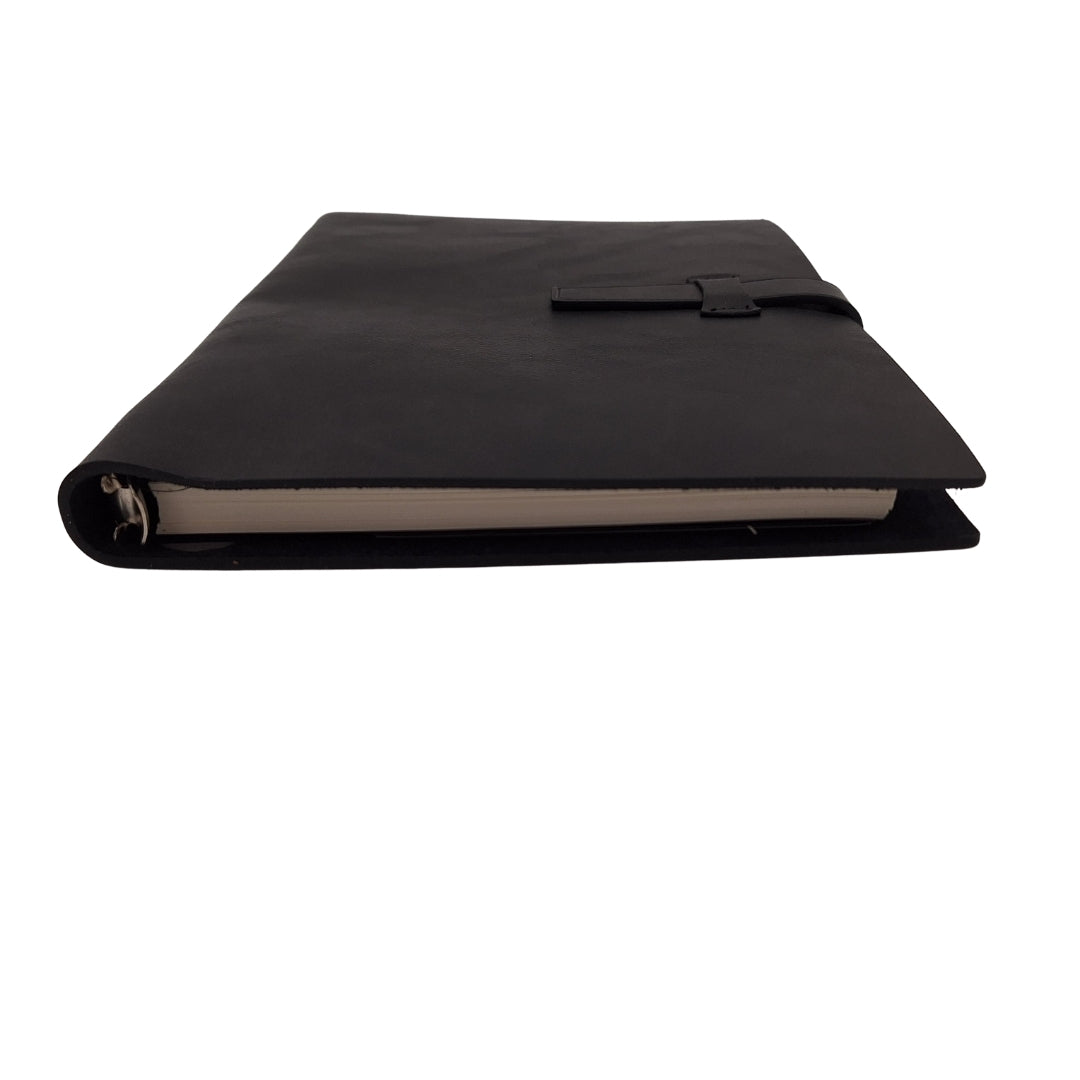 Elegant A5 Vintage Retro Leather Notebook with Closure – Diary Journal – EE4