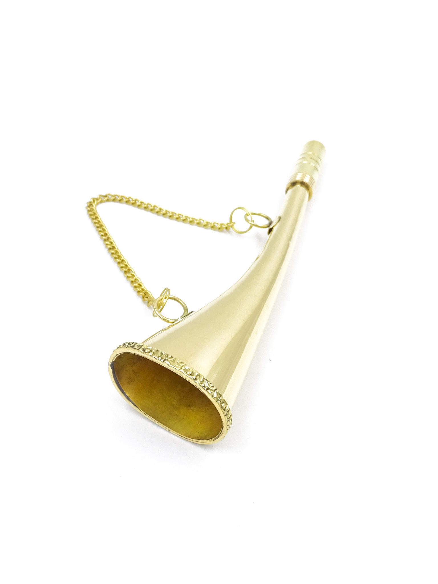 Brass Signal Horn with Chain - Fog Horn MIKB10/8