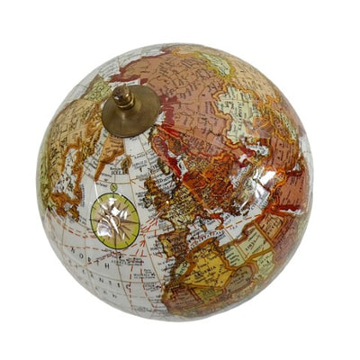 Elegant decorative globe on a wooden base - World GLB-0096B