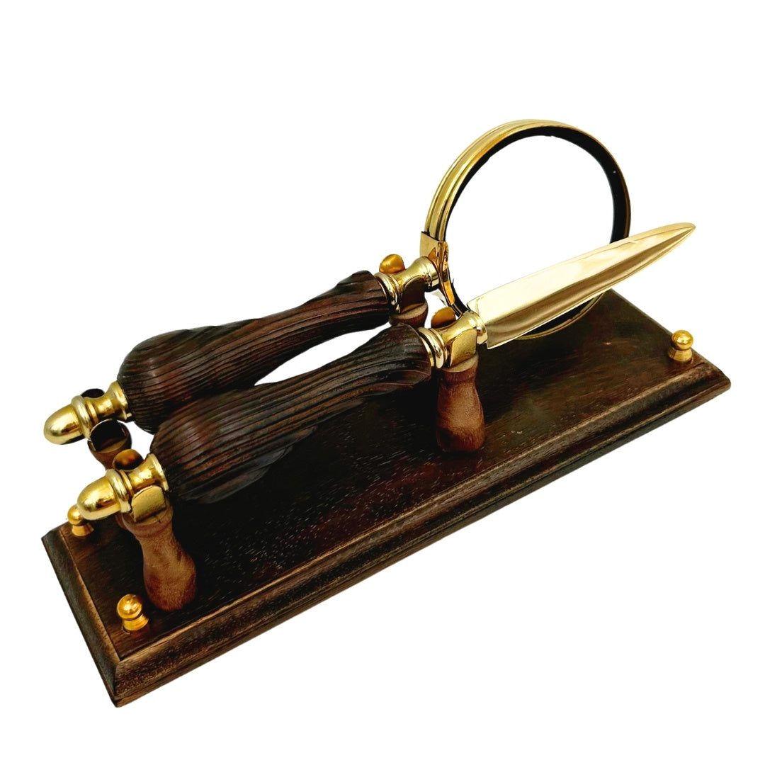 Stylish Retro Office Set with Engraving