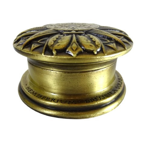Brass solar compass - Renaissance replica - H40