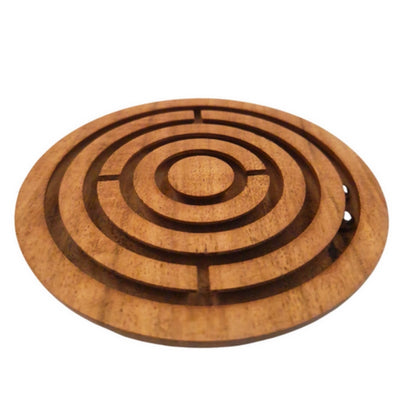 Wooden Logic and Dexterity Game, Balls in a Maze - DNU-005