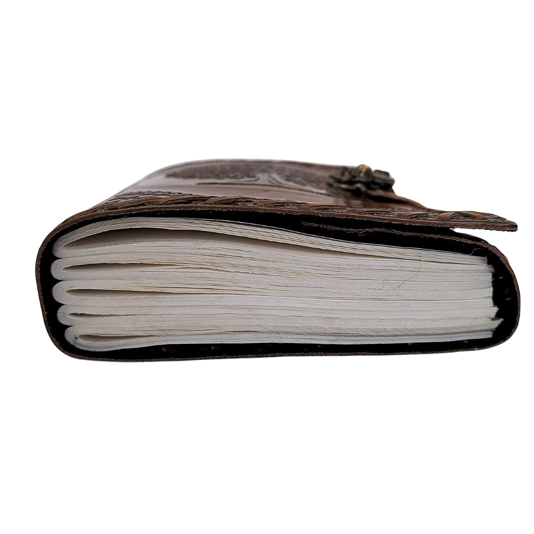 Vintage Retro Leather Notebook 200 Pages – Tree of Life - AH01