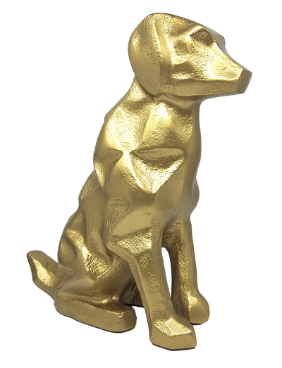 Gold Decorative Dog Figurine - DOG2