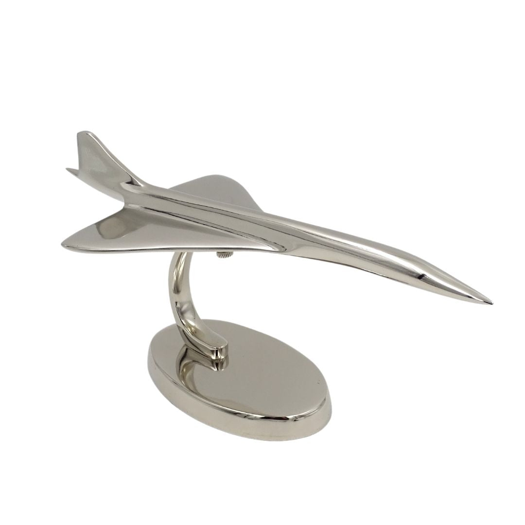 Metal Concorde airplane model - aviation icon - CON