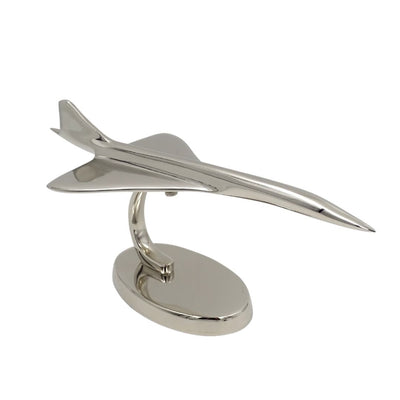 Metal Concorde airplane model - aviation icon - CON