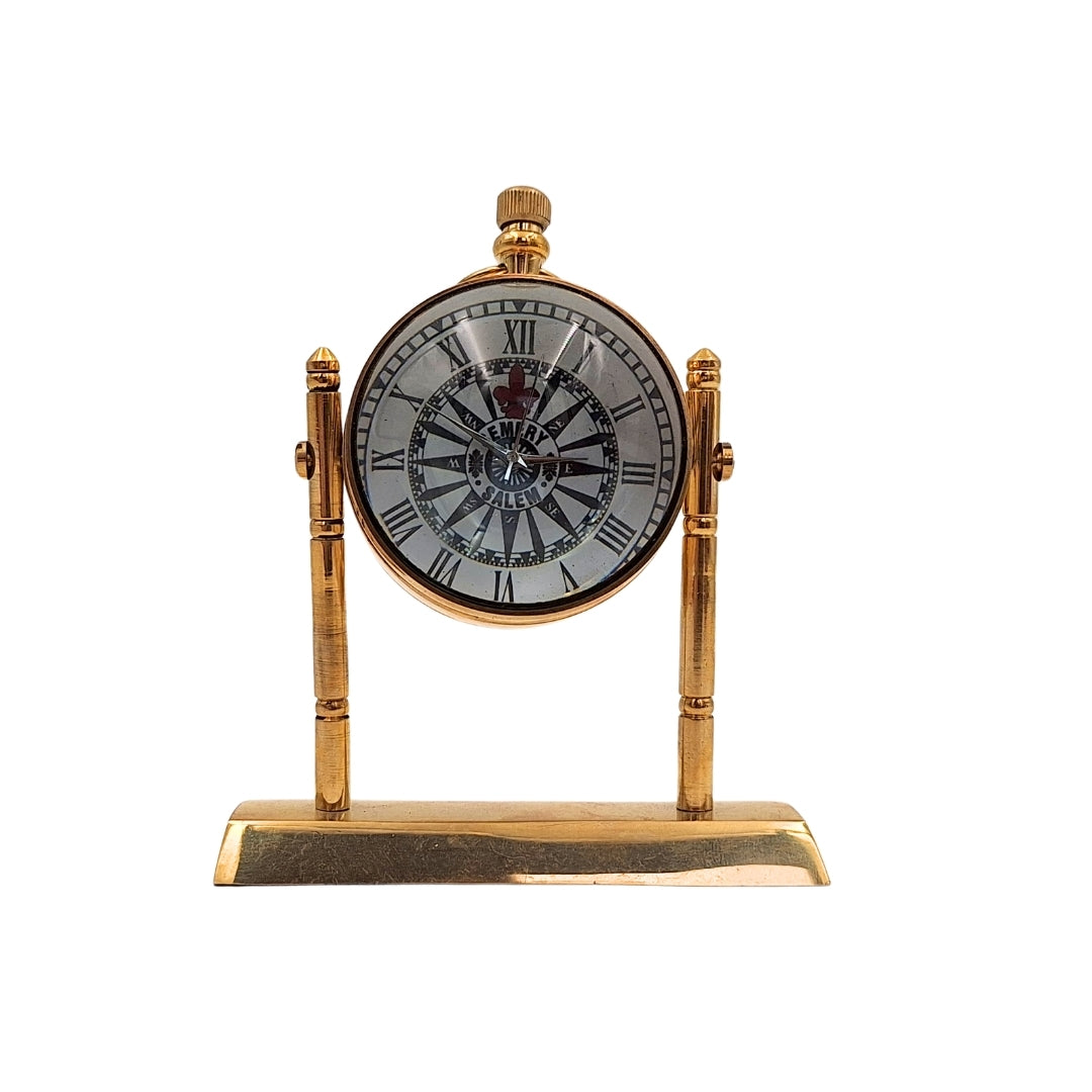 Brass Nautical Desk Clock– NC2963