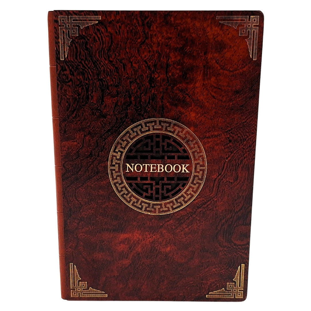 Elegant A5 Notebook with Wooden Cover – EE1