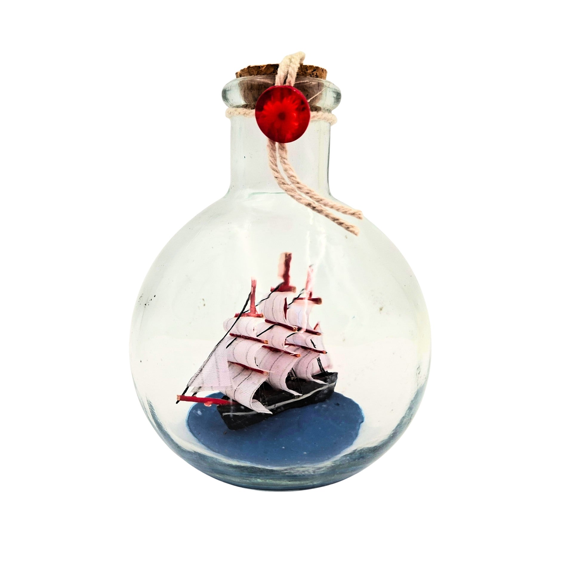 Ship in a Bottle Rafandynka – Nautical Decoration – MA2012