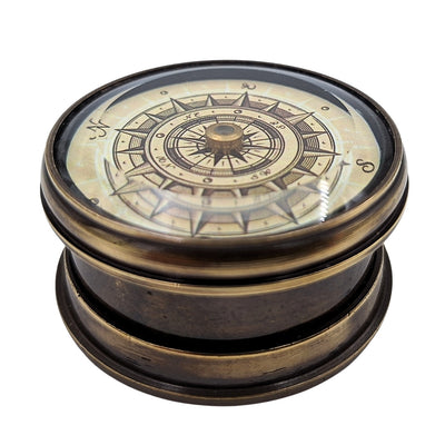 Brass Compass with Floating Dial NC1609