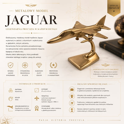 Metal Jaguar Fighter Jet Model Gift for a Pilot – JAG