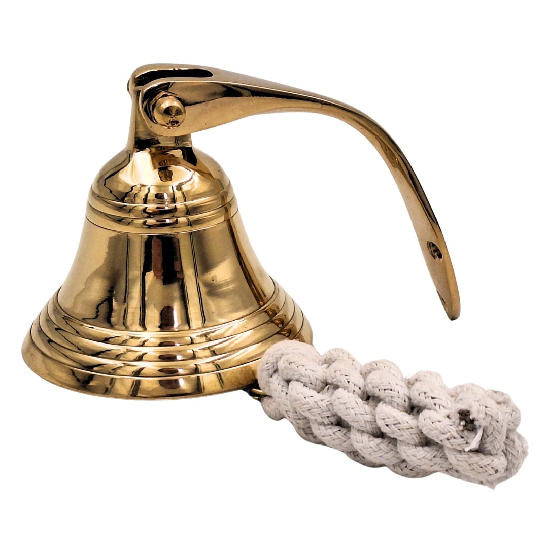 Brass ship's bell, Diameter 7.5 cm - Nautical decoration - HB34/3
