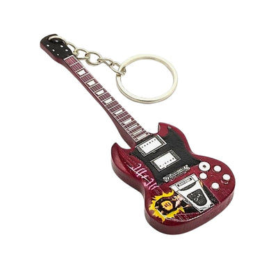 Guitar keyring in the style of AC/DC - Angus Young – Tribute - EGK-0597
