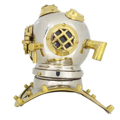 Brass US Navy Mark IV diver's helmet – nautical decoration - DH93