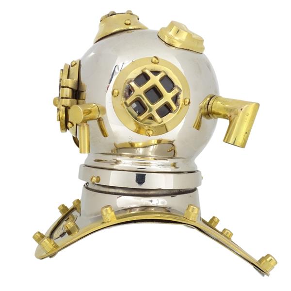 Brass US Navy Mark IV diver's helmet – nautical decoration - DH93
