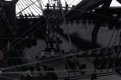 Black Pearl pirate ship model - Length 89cm - BP80R