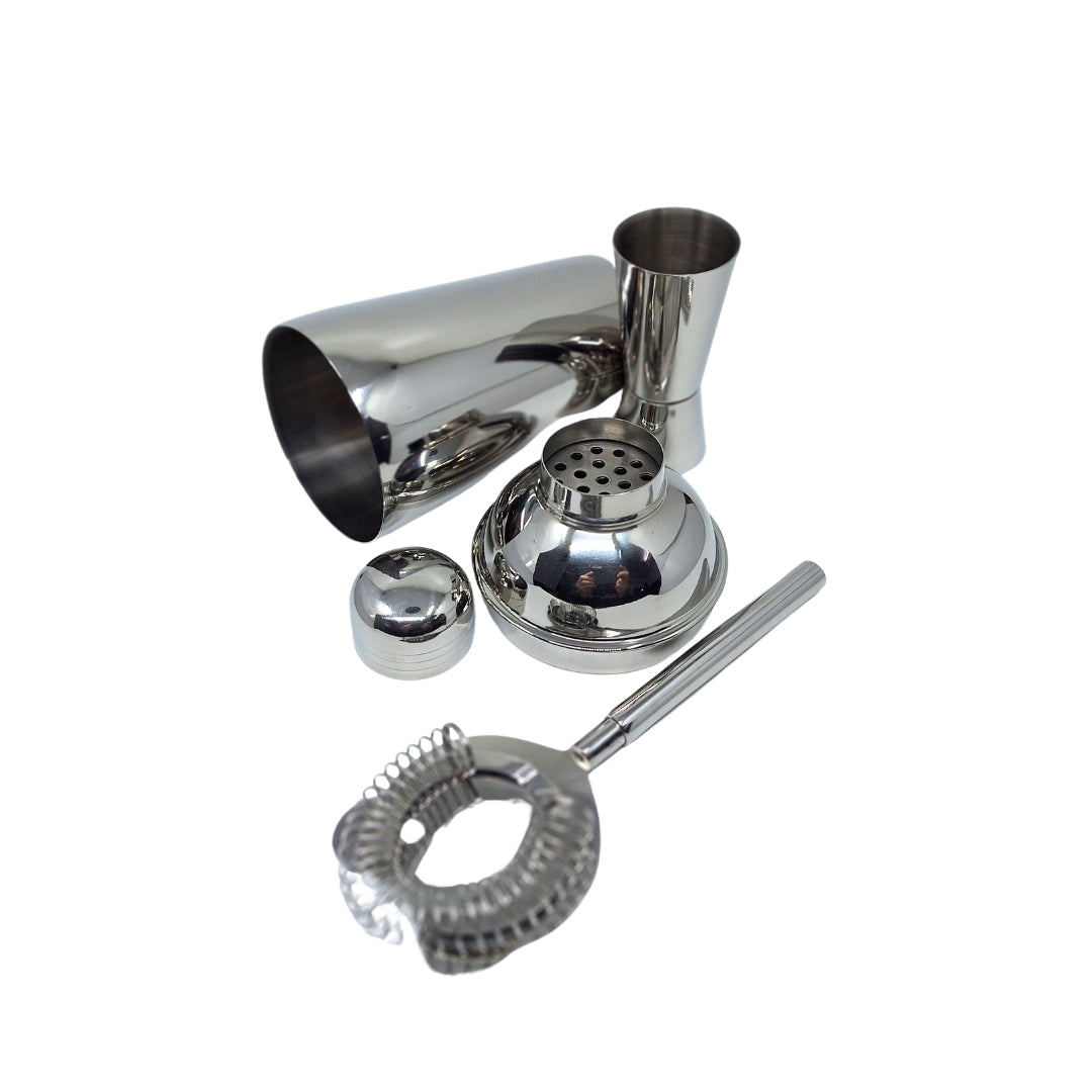 Bartender Set – 3 Pieces Shaker Jigger Strainer - BS48171
