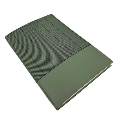 Elegant Gift Set - Leather A5 Notebook with Pen in a Gift Box - Olive Green - EE14