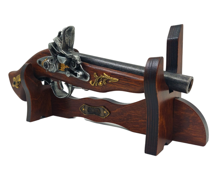 Italian Pistol on Stand - 17th-Century Replica - 141S