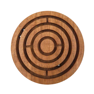 Wooden Logic and Dexterity Game, Balls in a Maze - DNU-005