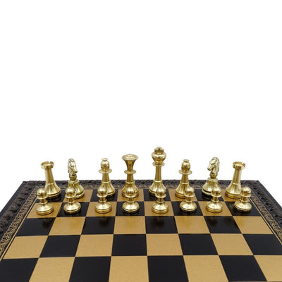 Exclusive Brass Italfama Chess Set 28x28 cm – N001