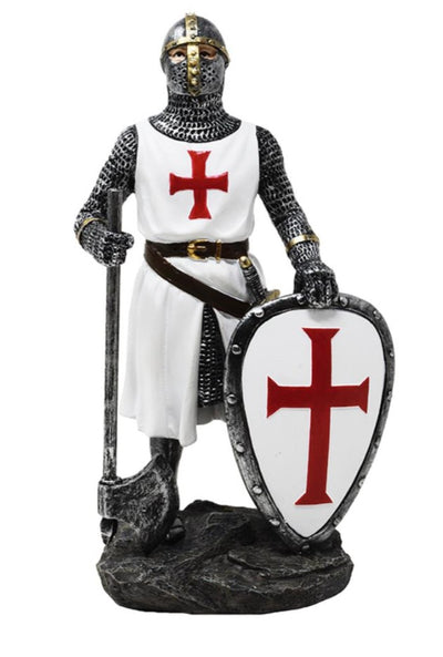 Knights Templar Figurine 18,5 cm – Polyresin – MC-23134