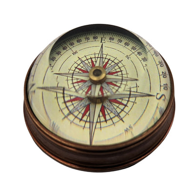 Lensatic Compass - Brass and Glass - NC2119