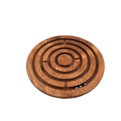 Wooden Logic and Dexterity Game, Balls in a Maze - DNU-005