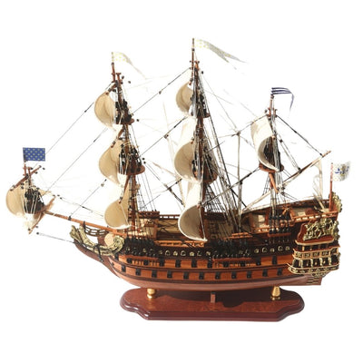 Luxury 65cm Soleil Royal sailing ship model - SOL6, with the option of personalization by engraving